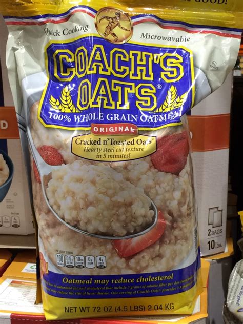 coaches oatmeal